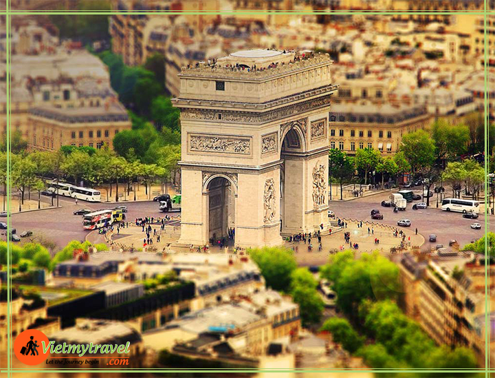 Tham quan Arc De Triomphe cùng tour du lịch 3 nước châu Âu - Vietmytravel