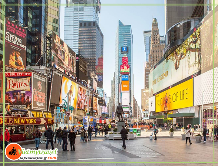 Quảng trường thời đại Times Square tại Thành phố New York