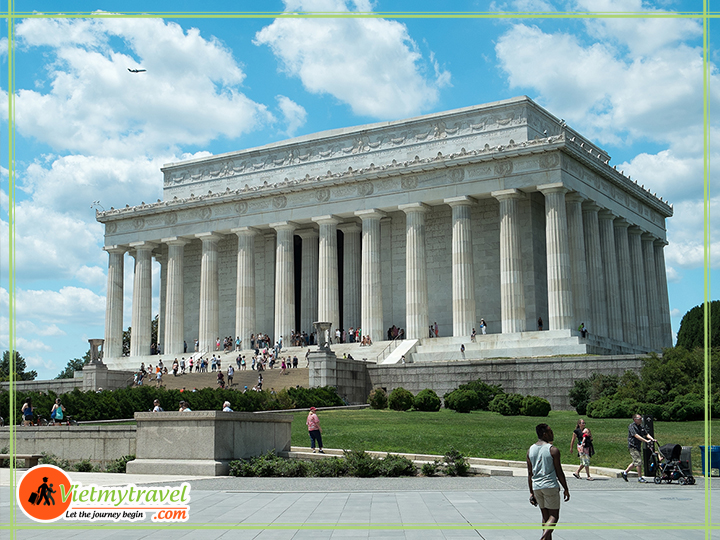 Nhà tưởng niệm Lincol - tổng thống vĩ đại của nước Mỹ hứa hẹn sẽ là điểm đến lịch sử của Du lịch Mỹ 2019