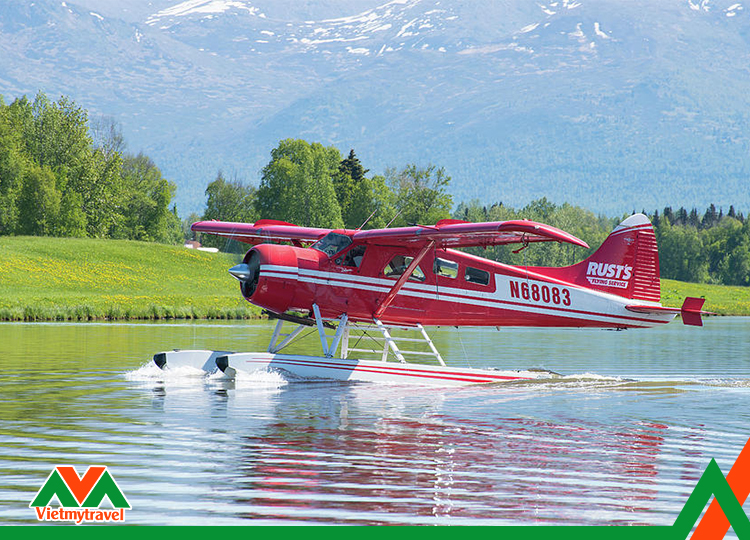 Tour du lịch Alaska: Trải nghiệm trực thăng và cỗ xe husky trên "thung lũng tuyết" 
