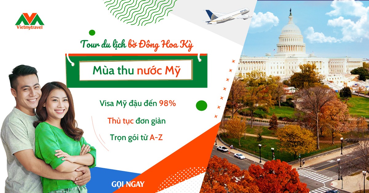Tour du lịch bờ Đông Hoa Kỳ - Mùa thu nước Mỹ chi tiết - Vietmytravel